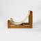 Belgian Brutalist Sling Lounge Chair in Pine and Sheepskin, 1970s 5