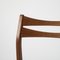 Danish Dining Chairs in Teak and Leather, 1960s, Set of 4 9