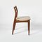 Danish Dining Chairs in Teak and Leather, 1960s, Set of 4 8