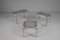 Vintage Chrome and Smoked Glass Nesting Tables, 1970s, Set of 4 9