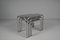 Vintage Chrome and Smoked Glass Nesting Tables, 1970s, Set of 4 12