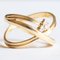 Vintage 18 Karat Yellow Gold Ring with Brilliant Cut Diamonds, 1970s-1980s, Image 2