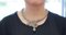 Collar de Oro y Plata con Turmalina, Granate, Topacio, Peridotos, Amatista y Diamante, Imagen 4