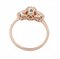 Modern 18 Karat Rose Gold Ring with Topazs and Diamonds 3
