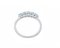 Bague Moderne en Or Blanc 18 Carat avec Aigue-Marine et Diamants 3