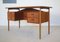 Dänischer Mid-Century Schreibtisch aus Teak von Gunnar Nielsen für Tibergaard, 1960er 1