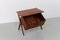 Vintage Danish Rosewood Sewing Table with Tilting Drawer, 1960s 10
