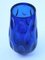 Cobalt Blue Vase with Lens Cut Decor from WMF, 1960s, Image 2