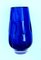 Vaso blu cobalto con decoro a forma di lente di WMF, anni '60, Immagine 3