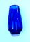 Vaso blu cobalto con decoro a forma di lente di WMF, anni '60, Immagine 1