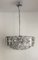 Large Mid-Century German Crystal & Chromed Metal Pendant Light from Kinkeldey, 1970s 3