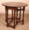 Antique Oak Gateleg Table, 1700s 1