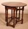 Antique Oak Gateleg Table, 1700s, Image 1