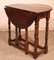 Antique Oak Gateleg Table, 1700s, Image 6