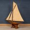 Large 20th Century Edwardian Wood Pond Yacht Model, 1910s 4