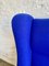Mid-Century Blue Armchair, 1950s, Image 6
