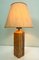 Mid-Century Marble Table Lamp with Orange and Brown Tones, 1960s 5