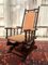 Vintage Rocking Chair in Dusty Rose Velvet, 1990s 1