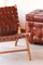 Los Angeles Model Teak and Leather Armchairs by Olivier de Schrijver, Set of 2 28