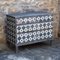 19th Century Hand-Painted Chest of Drawers with Harlequin Pattern 7