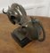 Modernist Abstract Bronze Sculpture of a Bull on a Marble Plinth, 1980s 5