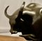 Modernist Abstract Bronze Sculpture of a Bull on a Marble Plinth, 1980s 7