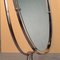 Ovaler geschliffener Spiegel aus vernickeltem Messing mit konischer Basis von Sergio Mazza für Artemide 4