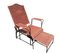 Adjustable Wicker and Metal Garden Lounge Chair, 1960s, Image 1