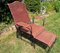 Adjustable Wicker and Metal Garden Lounge Chair, 1960s, Image 3