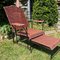 Adjustable Wicker and Metal Garden Lounge Chair, 1960s, Image 10