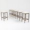 Mid -20th Century Barhocker mit Messinggestell, Italien, 6 . Set 1