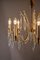 Crystal Brass Chandelier from Vereinigte Werkstätten, 1960s, Image 14