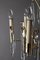 Kronleuchter aus Messing aus Kristallglas von Vereinigte Werkstätten, 1960er 8