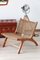 Los Angeles Lounge Chairs in Teak & Rope by Olivier De Schrijver, Set of 2 9