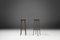 Brutalist Counter or Dry Bar with Barstools, 1960s, Set of 3, Image 16