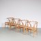 Wishbone Dining Chairs by Hans J. Wegner for Carl Hansen, Denmark, 1970s, Set of 4 1