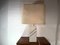 Lampada da tavolo scolpita in pietra calcarea, anni '70, Immagine 1