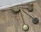 Large Antique Brass and Iron Ladles, 1800s, Set of 5 3