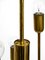 Mid-Century Brass Chandelier with a Long Brass Rod, 1960s, Image 19