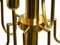 Mid-Century Brass Chandelier with a Long Brass Rod, 1960s, Image 15
