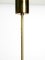 Mid-Century Brass Chandelier with a Long Brass Rod, 1960s, Image 10