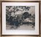 Albert Ernst, View of a Coastal Town, 20th Century, Etching, Framed 1