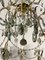 Lámpara de araña Ottone Drops vintage y copas de Murano, años 80, Imagen 8