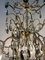 Vintage Ottone Drops Chandelier and Murano Cups, 1980s, Image 4