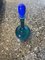 Vaso Bottiglia Morandiana in vetro di Murano blu e verde di Gio Ponti per Venini, Immagine 2