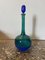 Murano Morandiana Vase in Blau & Grün von Gio Ponti für Venini 1