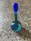 Murano Morandiana Blue and Green Vase Bottle by Gio Ponti for Venini 3