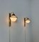 Wandlampen aus Messing & Opalglas im Stil von Stilnovo, Italien, 1960er, 2er Set 8