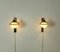 Wall Lamps in Brass and Opal Glass in the style of Stilnovo, Italy, 1960s, Set of 2 10