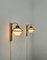 Wall Lamps in Brass and Opal Glass in the style of Stilnovo, Italy, 1960s, Set of 2 4